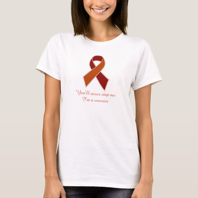 Camiseta de la cinta de la conciencia de la (Anverso)