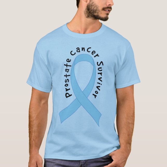 Camiseta de la cinta del superviviente del cáncer (Anverso)
