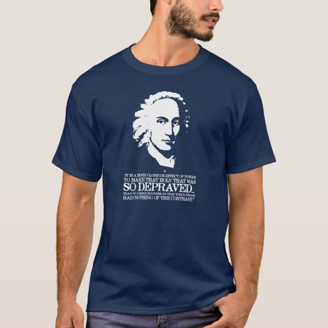 Camiseta de la cita de Jonathan Edwards (Anverso)