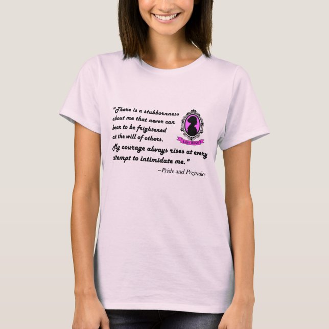 Camiseta de la cita de Lizzy Bennet #1 (Anverso)