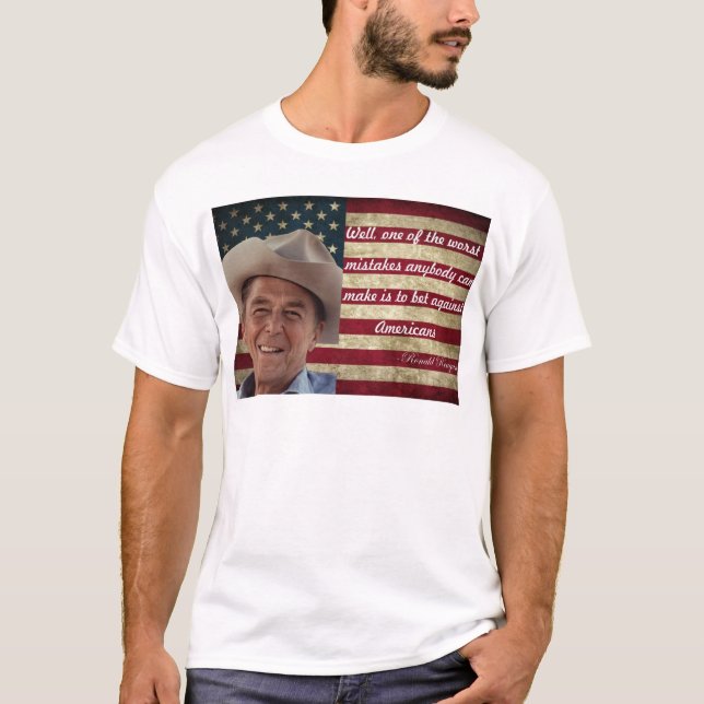 Camiseta de la cita de Reagan (Anverso)