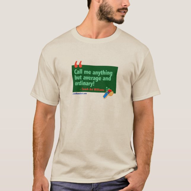 Camiseta de la cita de Williams del arte (Anverso)
