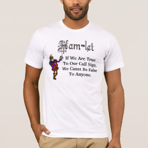 Camiseta de la cita del indicativo de Hamlet del