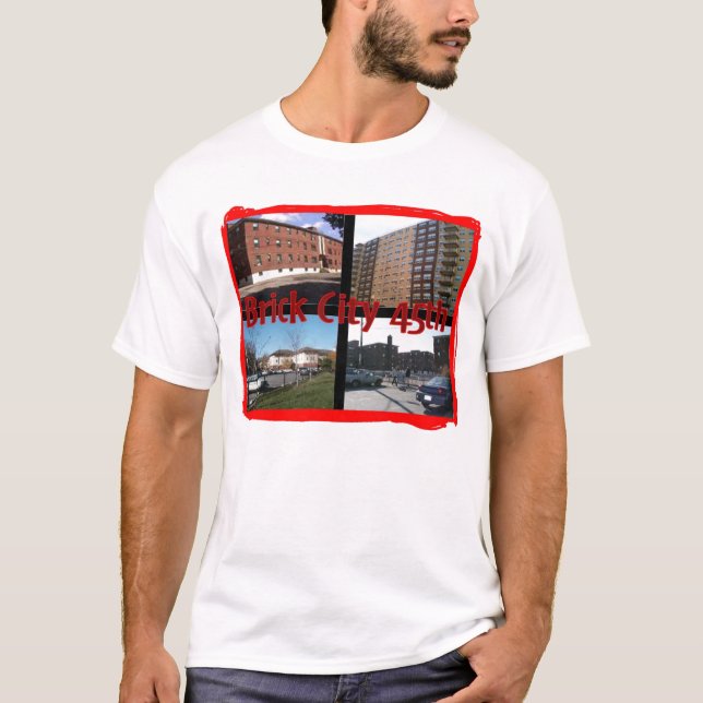 Camiseta de la ciudad 45.a del ladrillo (Anverso)