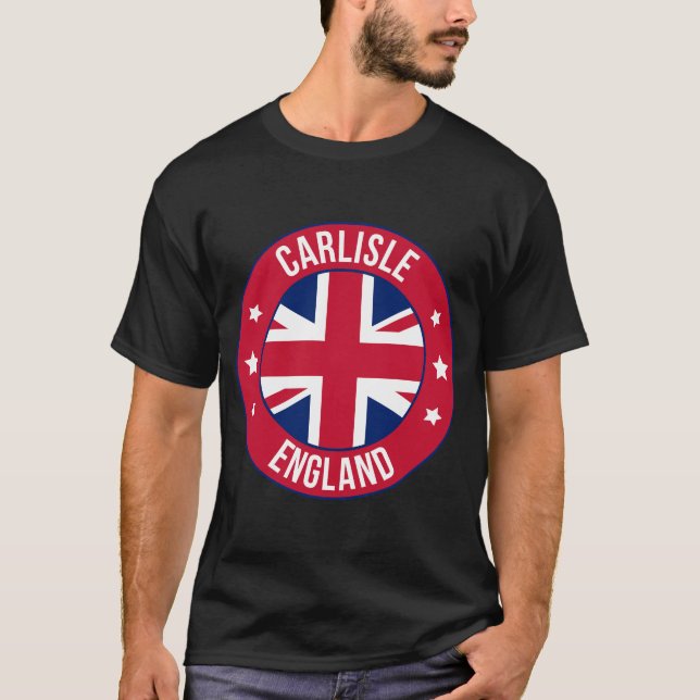 Camiseta de la ciudad de Carlisle, Inglaterra | Vi (Anverso)