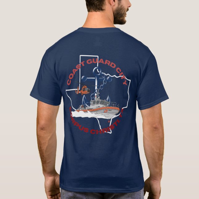 Camiseta de la Ciudad de la Guardia Costera Corpus (Reverso)