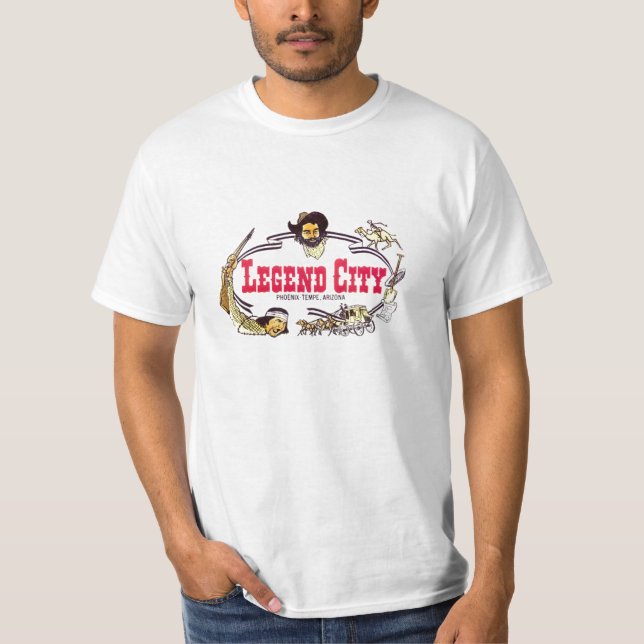 Camiseta de la ciudad de la leyenda (Anverso)