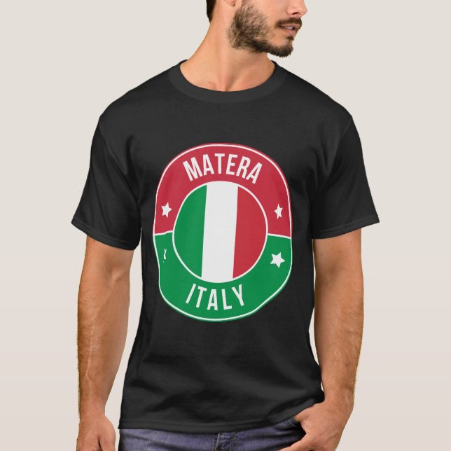 Camiseta de la ciudad de Matera, Italia (Anverso)