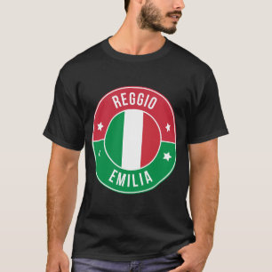 Camiseta de la ciudad de Reggio Emilia, Italia