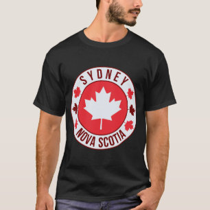 Camiseta de la ciudad de Sydney, Canadá Viaje y