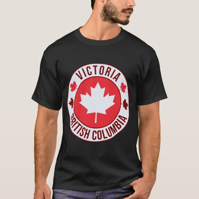 Camiseta de la ciudad de Victoria, Canadá | Viajes (Anverso)