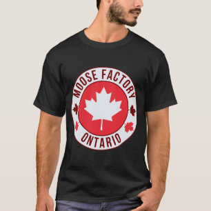 Camiseta de la ciudad Moose Factory, Canadá   Viaj