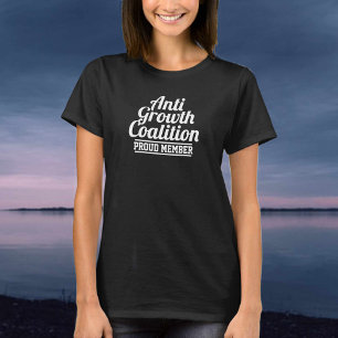 Camiseta de la Coalición Anticrecimiento