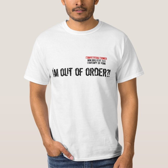 Camiseta de la cocina de la competencia (Anverso)