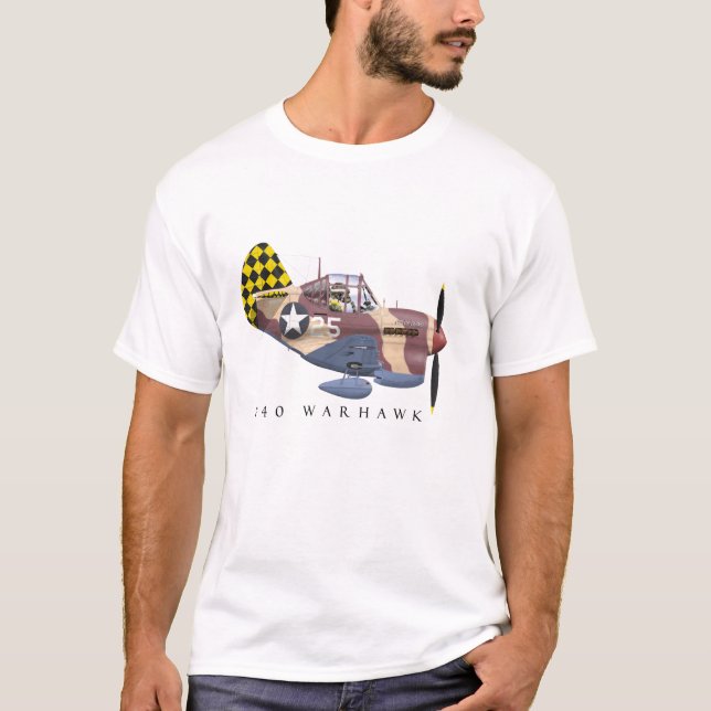 Camiseta de la cola del inspector P-40 (Anverso)