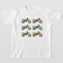 Camiseta de la Colección de Motos de Tierra Colori