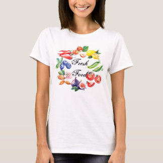Camiseta de la comida fresca - mujeres
