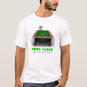 Camiseta de la compañía de la mesa de billar