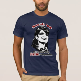 Camiseta de la comparación de Palin
