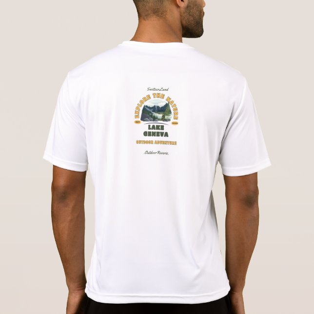 Camiseta de la competencia Sport-Tek de Switzer La (Reverso)