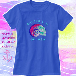 Camiseta de la concha de bonito del Golfo de Alaba