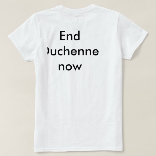 Camiseta de la conciencia de Duchenne