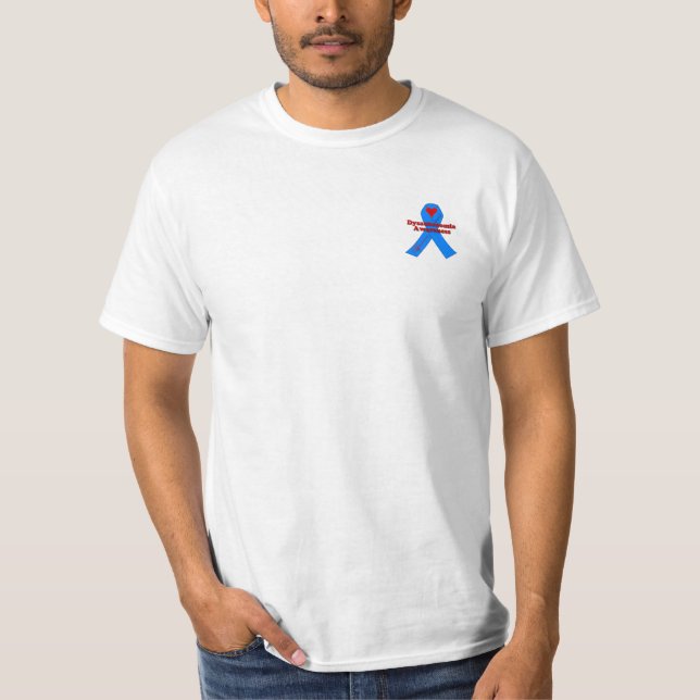 Camiseta de la conciencia de Dysautonomia SOS (Anverso)