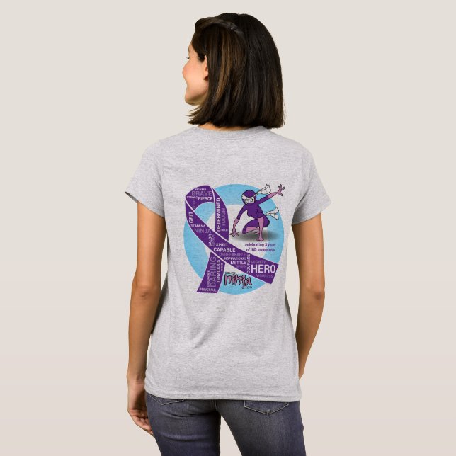 Camiseta de la conciencia de IBD (Reverso completo)