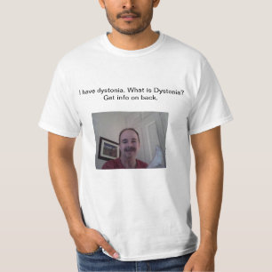 Camiseta de la conciencia de la distonía