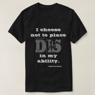 Camiseta de la conciencia de la incapacidad