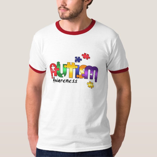 Camiseta de la conciencia del autismo (Anverso)