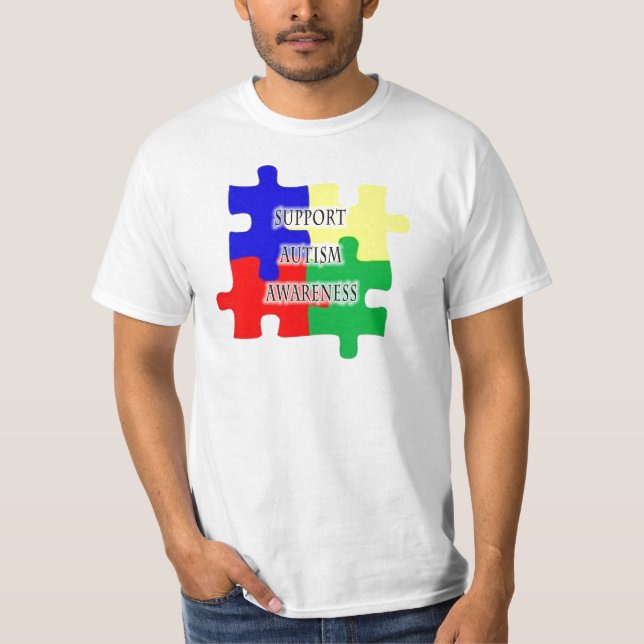 Camiseta de la conciencia del autismo (Anverso)