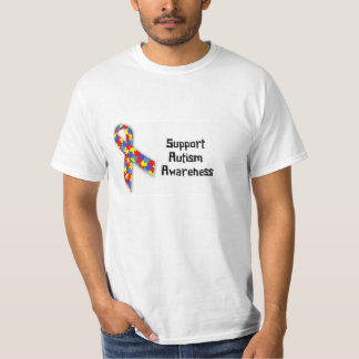 Camiseta de la conciencia del autismo de la ayuda