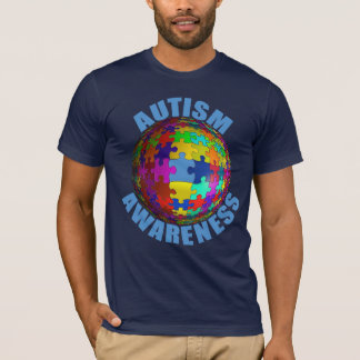 Camiseta de la conciencia del autismo del mundo