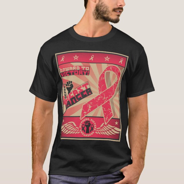 Camiseta de la conciencia del cáncer de pecho - (Anverso)