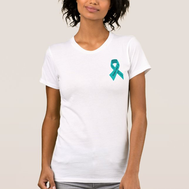 Camiseta de la conciencia del cáncer ovárico (Anverso)