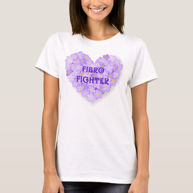 Camiseta de la conciencia del Fibromyalgia (Anverso)