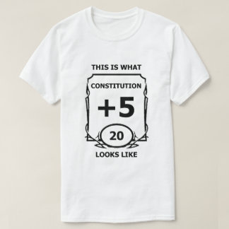 Camiseta de la Constitución de Dungeons y Dragons