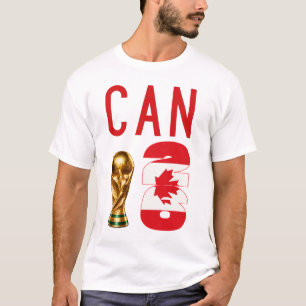 Camiseta de la Copa Mundial de Canadá 2026 con nom