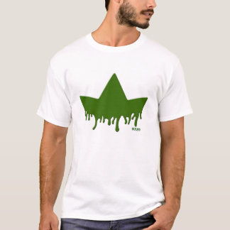 Camiseta de la corona del verde caqui