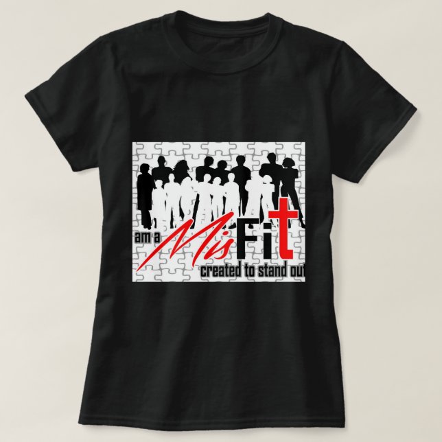 Camiseta de la cosa mal encajada (Diseño del anverso)