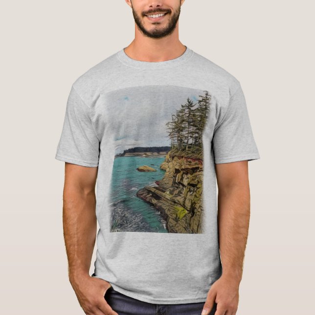 Camiseta de la costa de Oregón (Anverso)