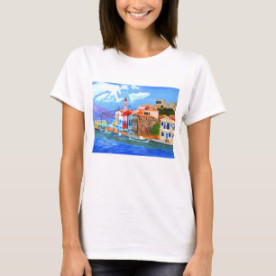 Camiseta de la costa griega