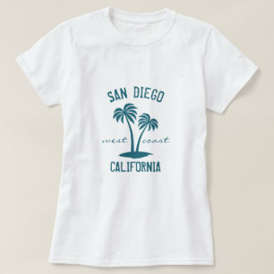 Camiseta de la costa oeste de San Diego California