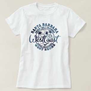 Camiseta de la costa oeste de Santa Bárbara para m