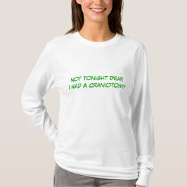 Camiseta de la craneotomía