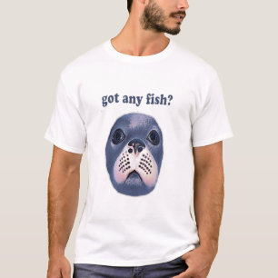 camiseta de la cría de foca