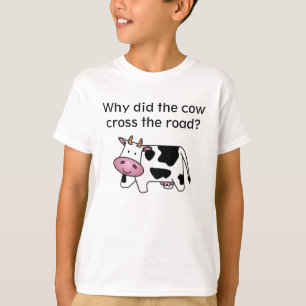 Camiseta de la criba de la vaca