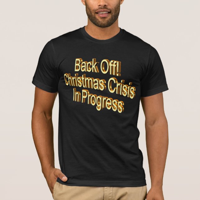 Camiseta de la crisis del navidad (Anverso)