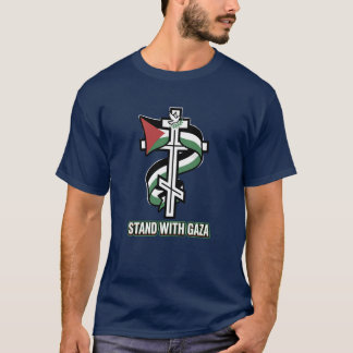 Camiseta de la Cruz Cristiana Ortodoxa de Palestin